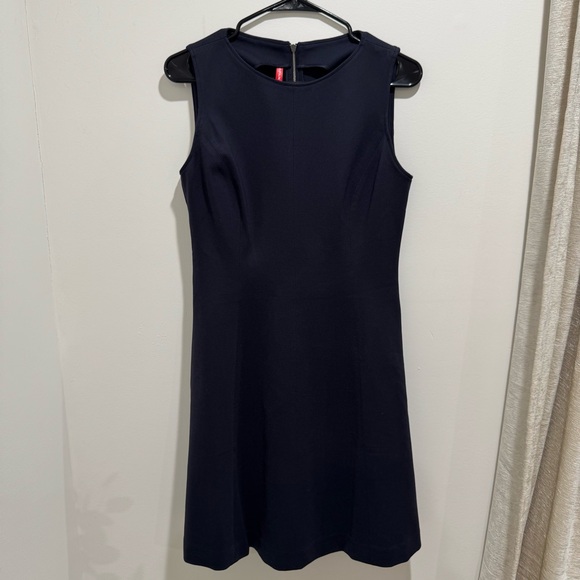 SPANX Dresses & Skirts - SPANX Navy Sleeveless Fit & Flare Midi Dress Size M